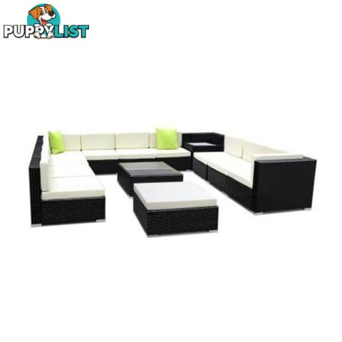 Gardeon 13 Piece With Storage Cover Outdoor Furniture Set - Gardeon - 9350062199534