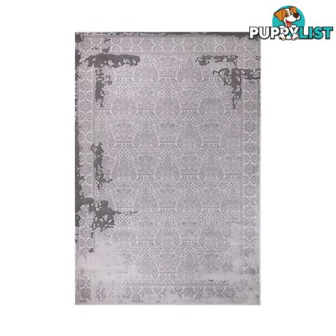 Heat Set Cut Pile Dali Grey Rug - Unbranded - 7427046157957