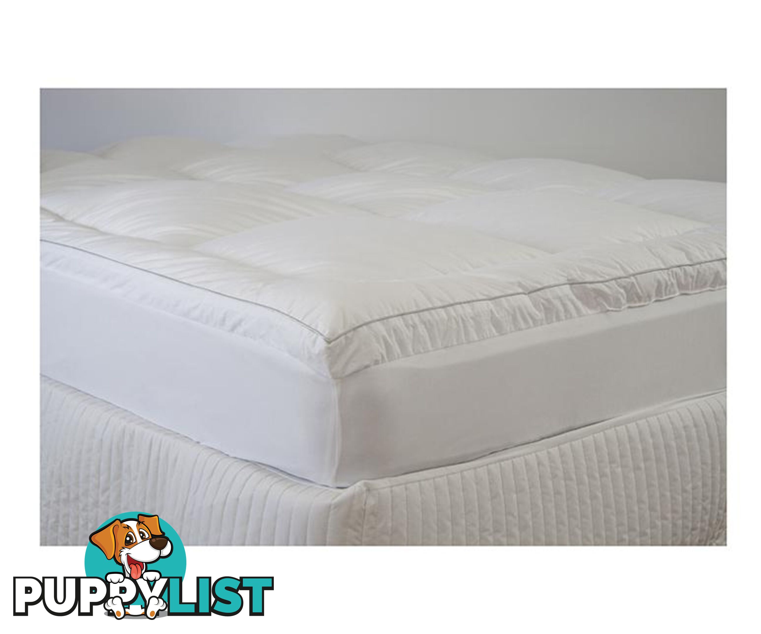 Ardor 1500GSM Ball Fiber Cotton Mattress Topper V/P - Ardor - 9476062058661