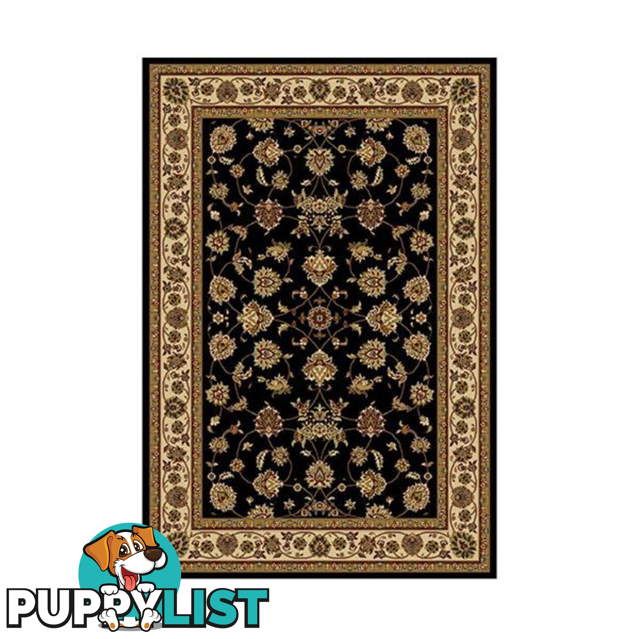 Traditional Agrabah Black Rug - Unbranded - 9476062094478