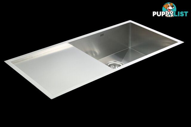 Handmade Stainless Steel Undermount / Topmount Kitchen Sink with Waste - Unbranded - 4344744431727