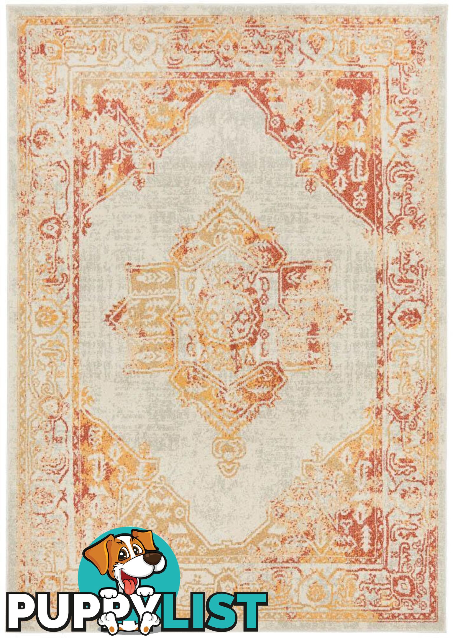 Avenue Yellow Sunset Rug - Unbranded - 9375321883108