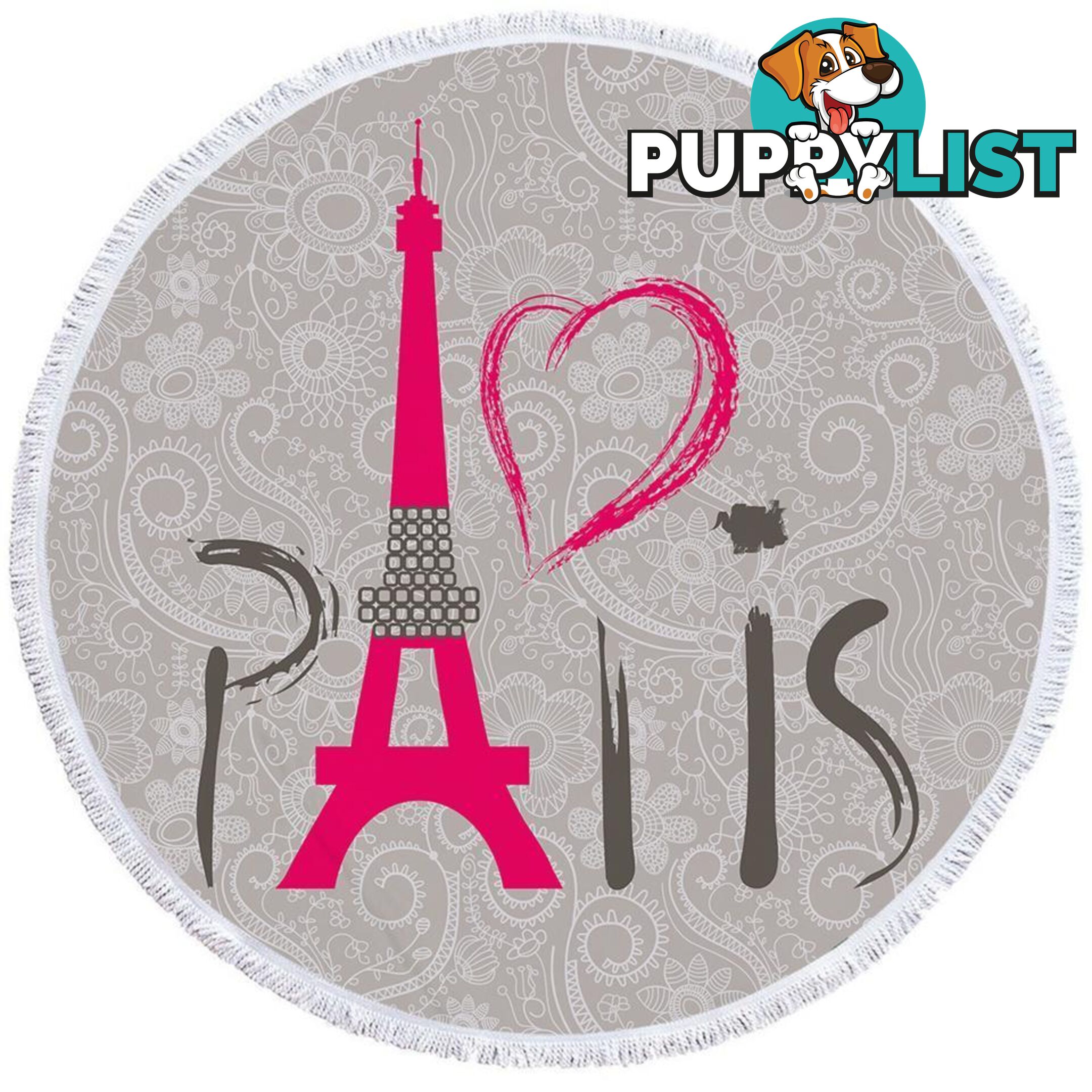 Paris Beach Towel - Towel - 7427046310642