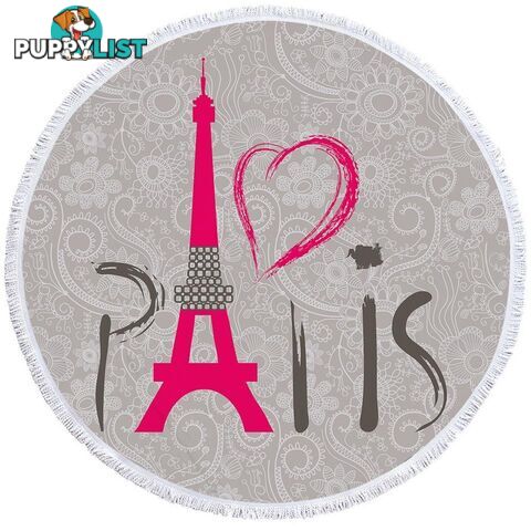 Paris Beach Towel - Towel - 7427046310642