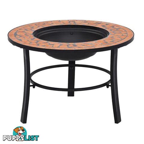 Mosaic Fire Pit 68Cm Ceramic - Unbranded - 8719883733715