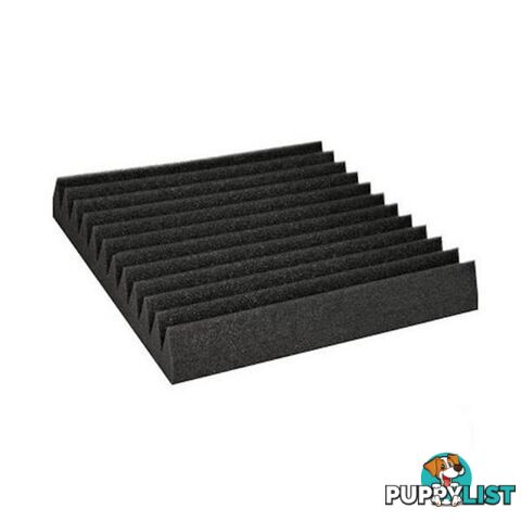 20 Pcs Studio Acoustic Foam 30x30cm Black Wedge - Unbranded - 7427005867484