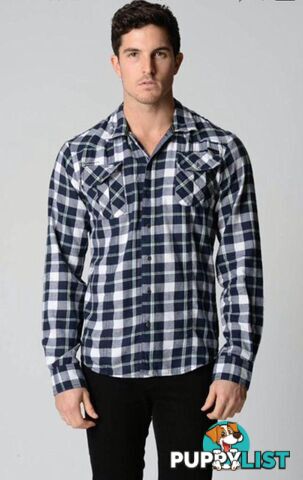 Deacon Peppercorn L/S Check Shirt - Deacon - 4326500382672