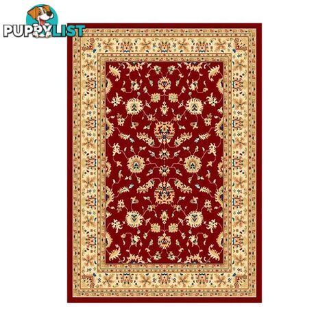 Marakesh Red Ivory Frieze Rug - Unbranded - 7427046162760