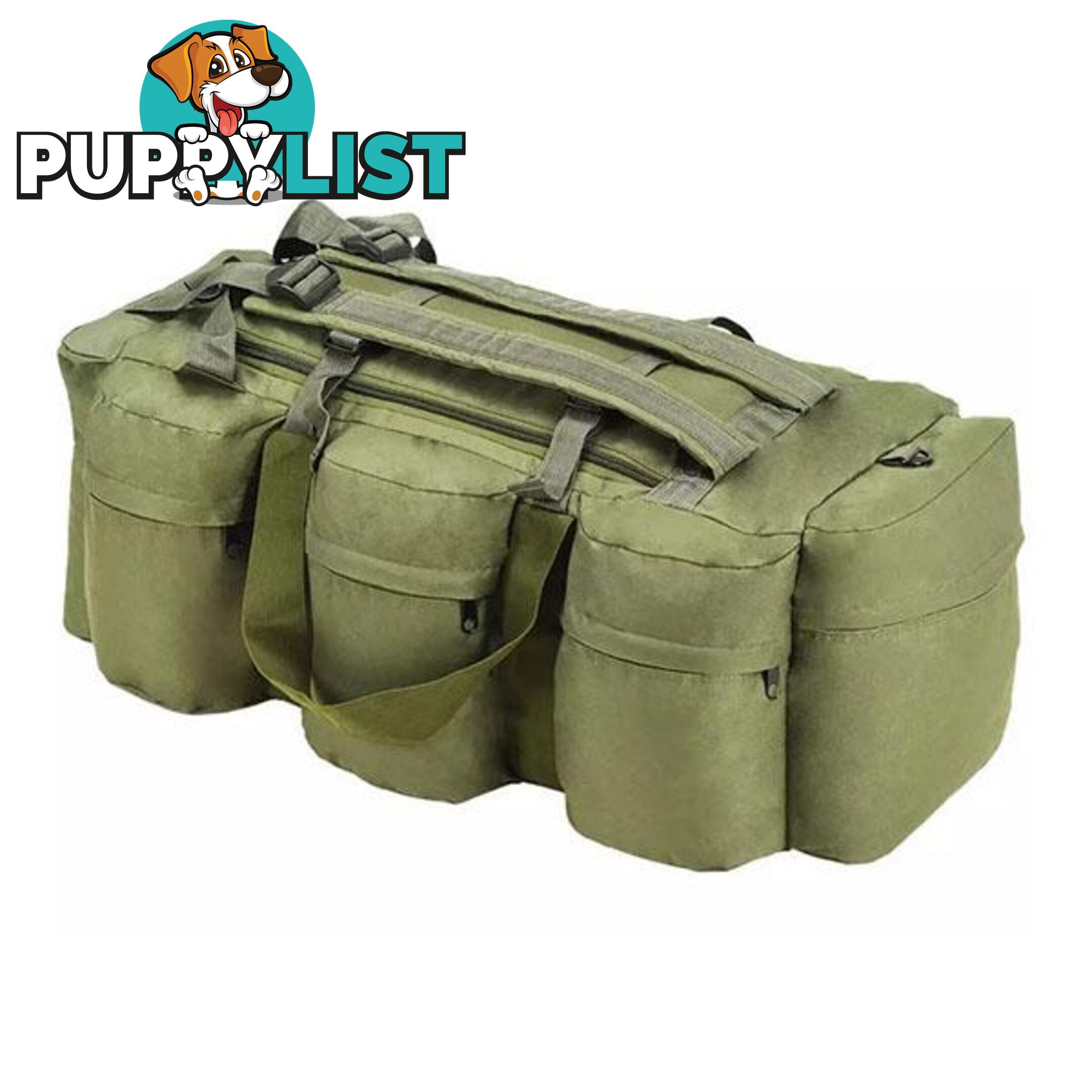 3 In 1 Army Style Duffel Bag 120 L - Unbranded - 8718475582960