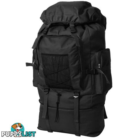 Army-Style Backpack XXL 100 L Black - Unbranded - 9476062038939