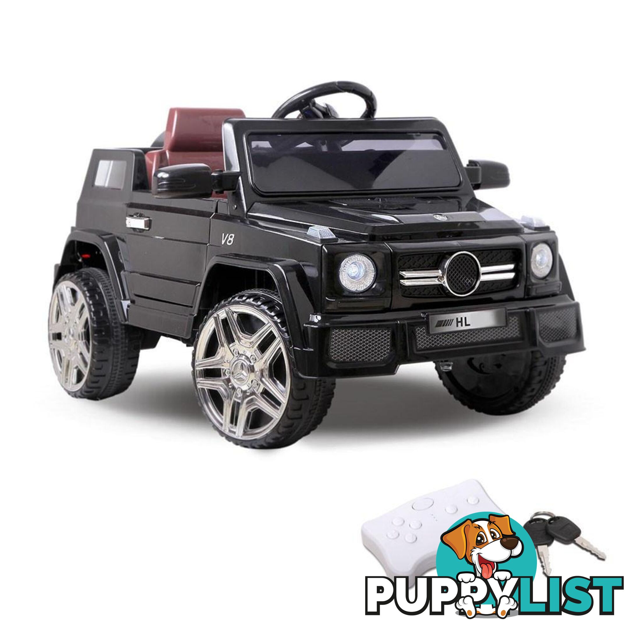 Kids Ride On Car - Black - Rigo - 4326500264770