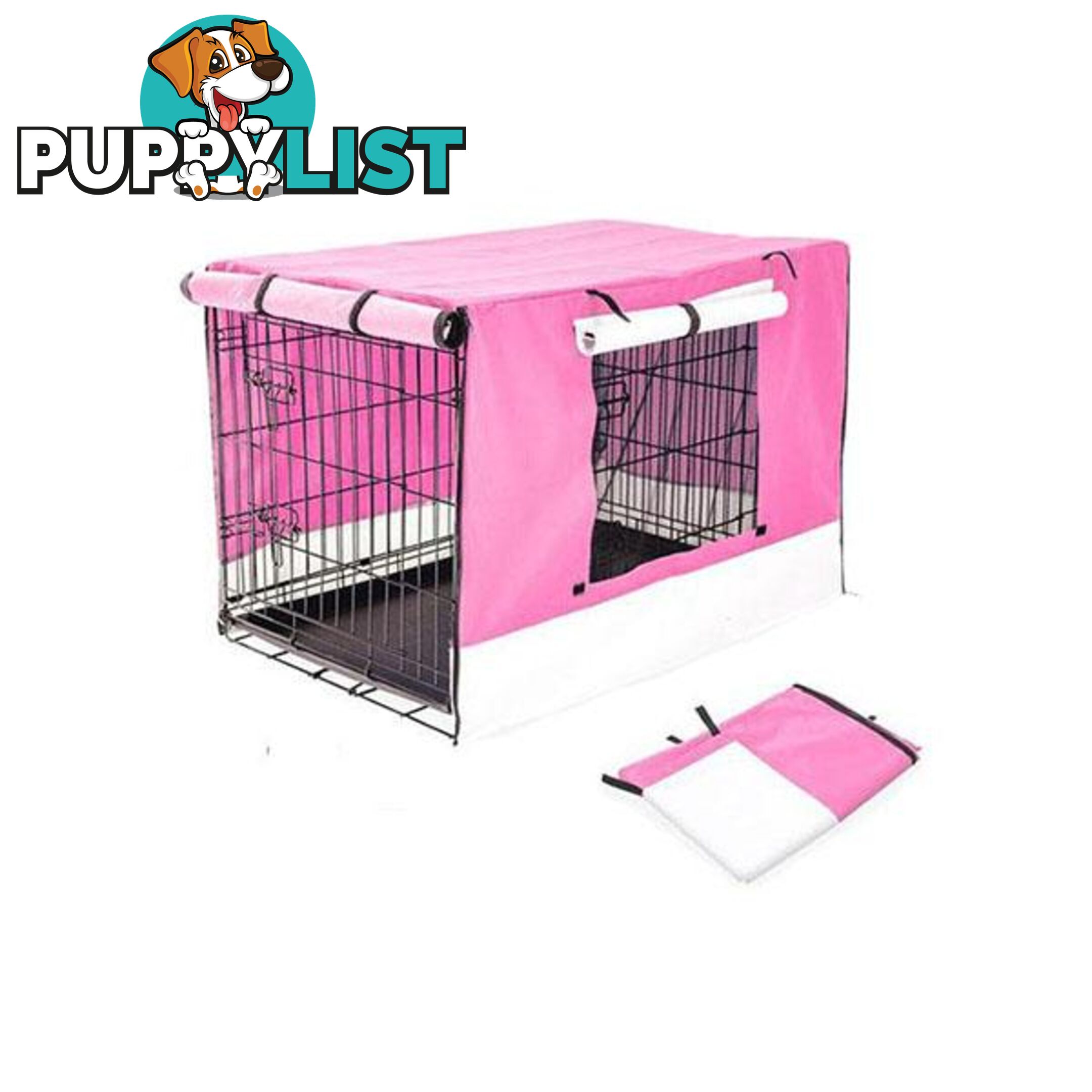 42" Cover for Wire Dog Cage - PINK - Unbranded - 9352338006584