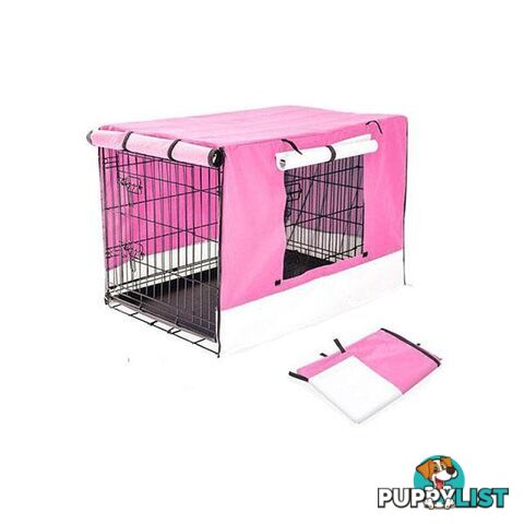 42" Cover for Wire Dog Cage - PINK - Unbranded - 9352338006584