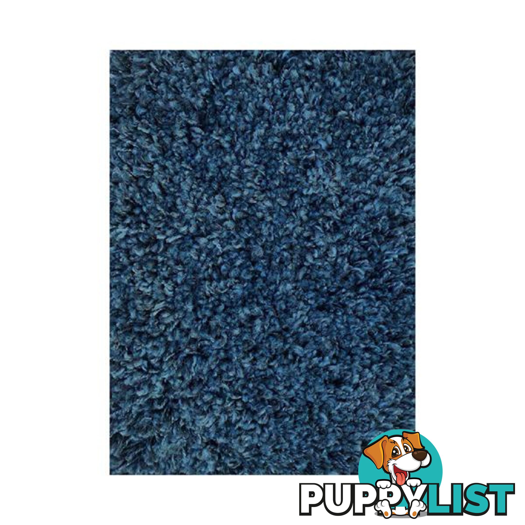 Luxury Blue Shag Rug 160 X 230 Cm - Unbranded - 787976631970