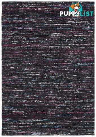 Escape Eliza Stunning Flat Woven Black Rug - Unbranded - 9375321832656