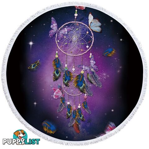 Space Dream Catcher Beach Towel - Towel - 7427046311441