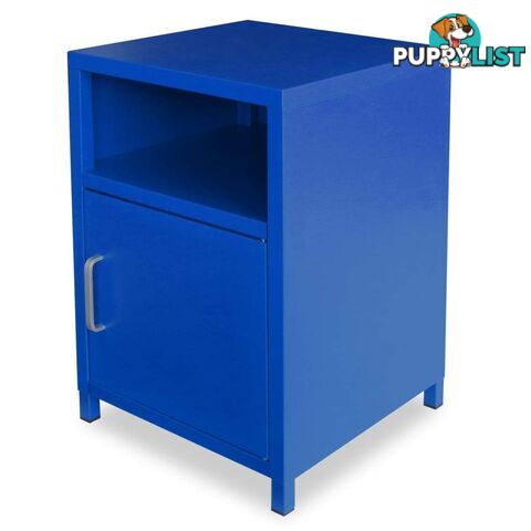 Bedside Cabinet 35 x 35 x 51 Cm Blue - Unbranded - 9476062043155