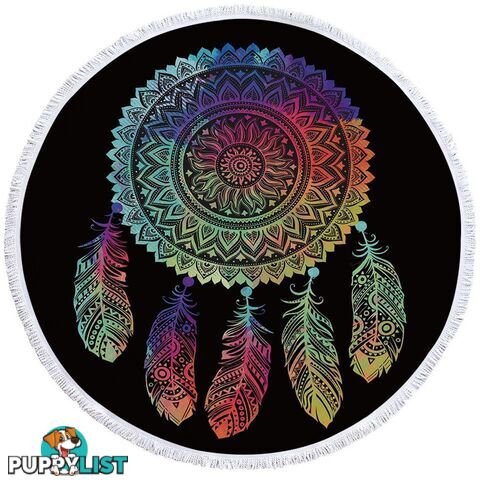 Oriental Dream Catcher Beach Towel - Towel - 7427046311779