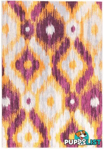 Dimensions Divinity Burst Aubergine Modern Rug - Unbranded - 9375321826020