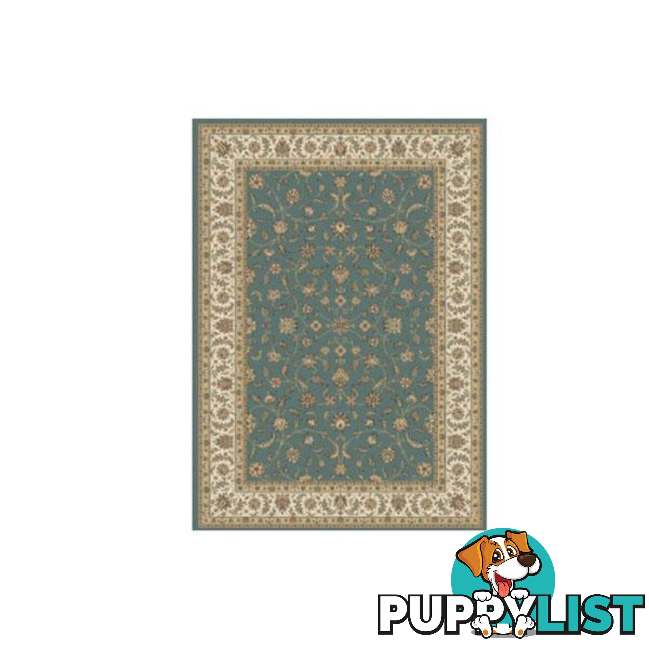 Kirman Blue Hall Rug - Unbranded - 9476062070113