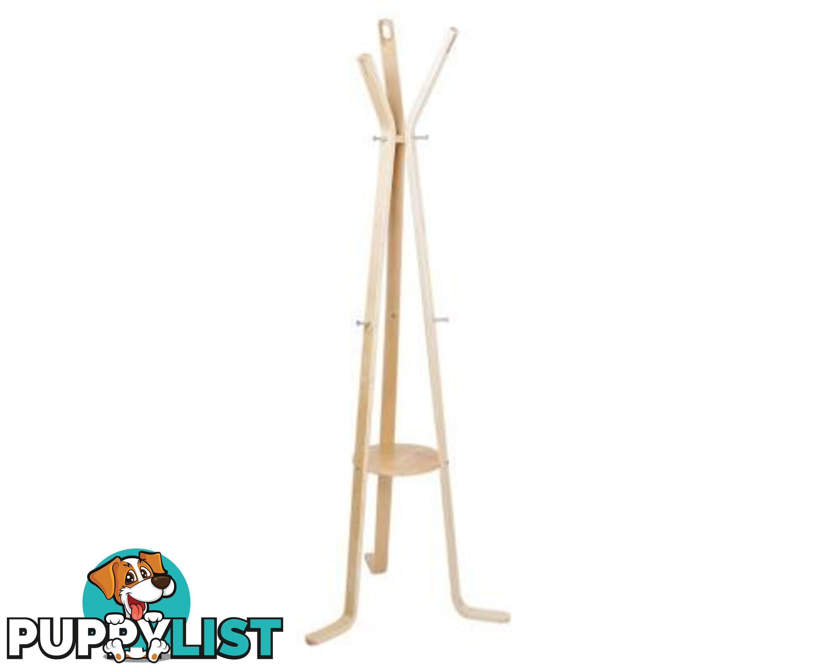 Wooden Coat Rack Clothes Stand Hanger - Artiss - 7427005870330