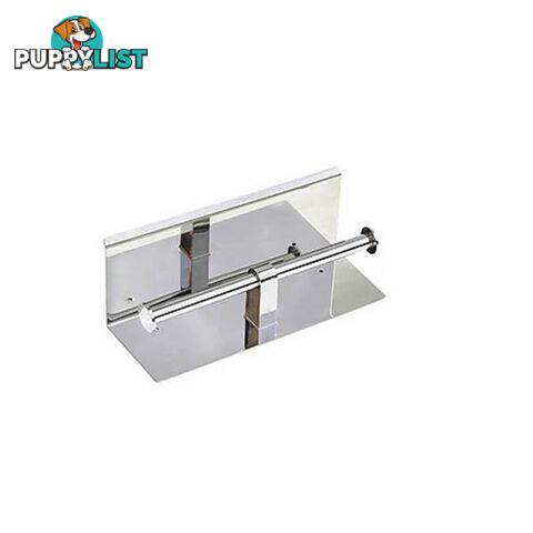 Stainless Steel Double Toilet Paper Holder Storage Shelf - Randy & Travis Machinery - 7427046226141