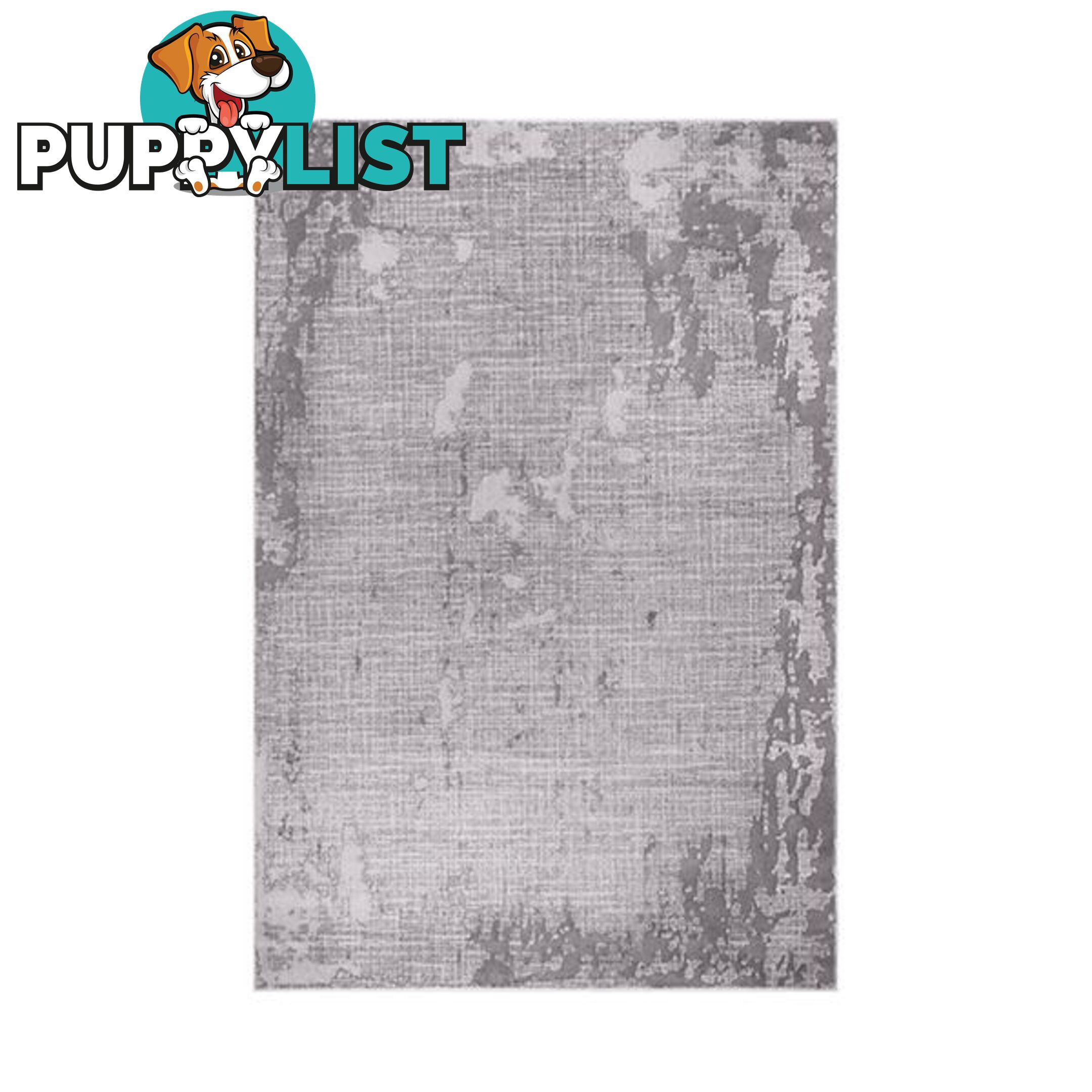 Dali Grey Polyester Heat Set Rug - Unbranded - 7427046160841