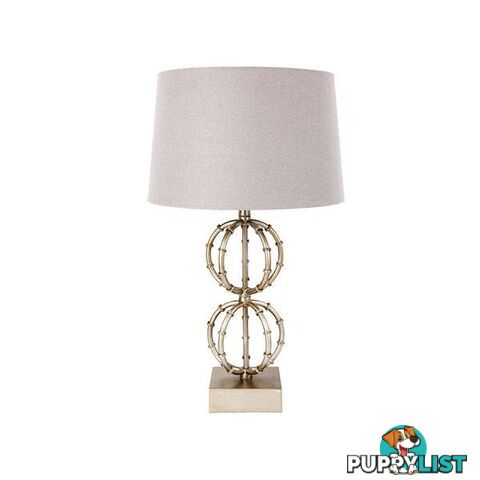 Lela Table Lamp Antique Silver - Table Lamp - 9320294096314