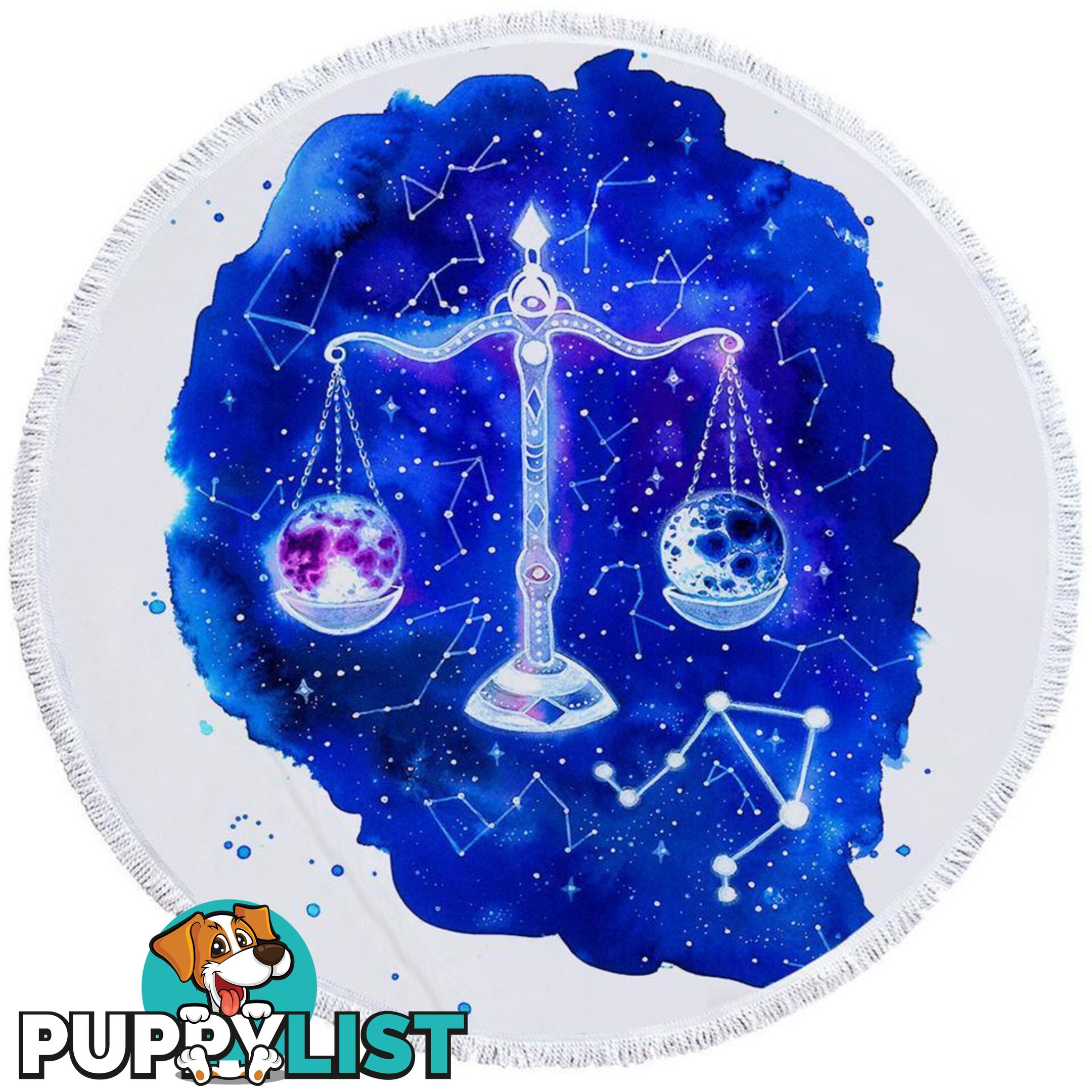 Zodiac Libra Beach Towel - Towel - 7427046315005