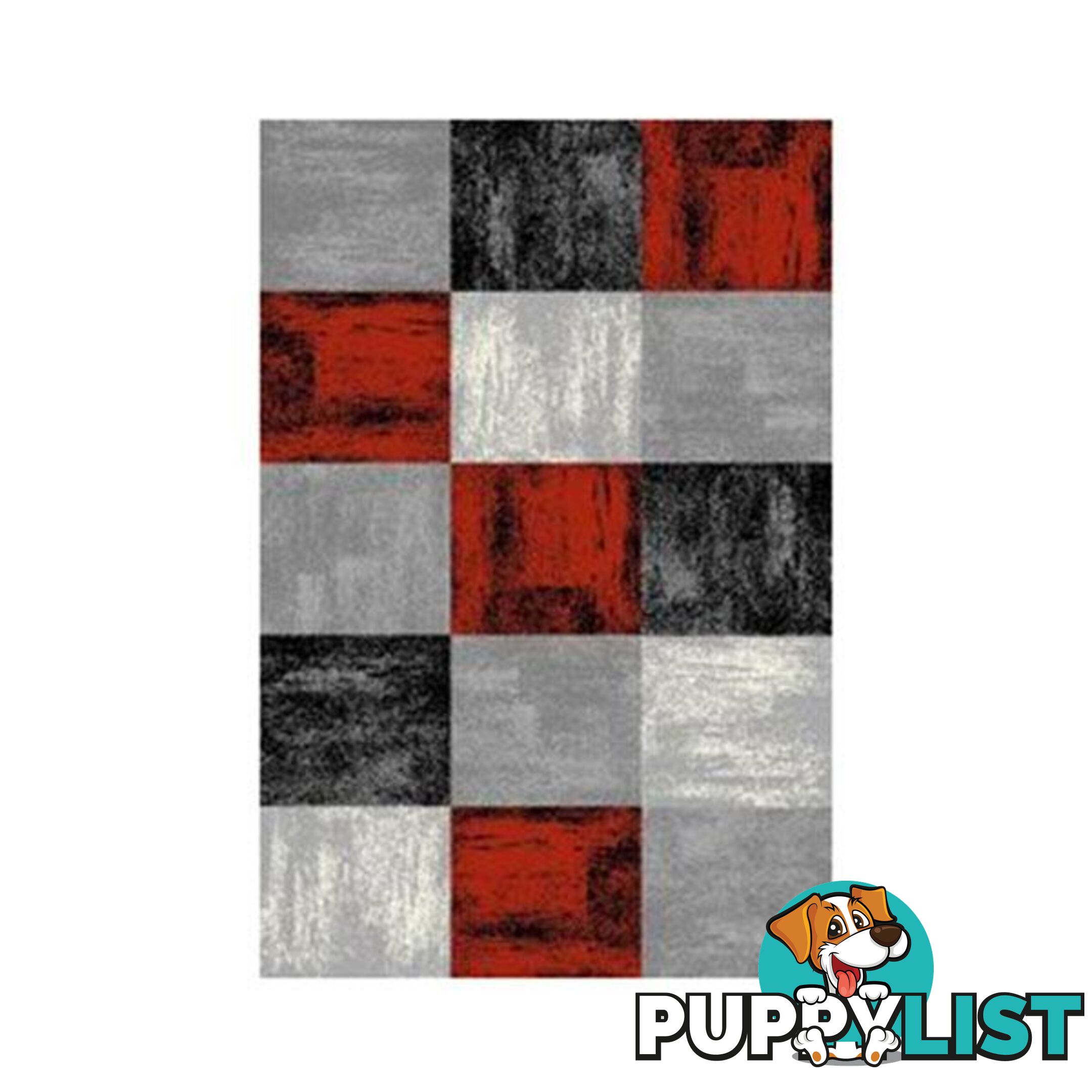 Focus Red Heat Set Pile Rug - Unbranded - 787976629298