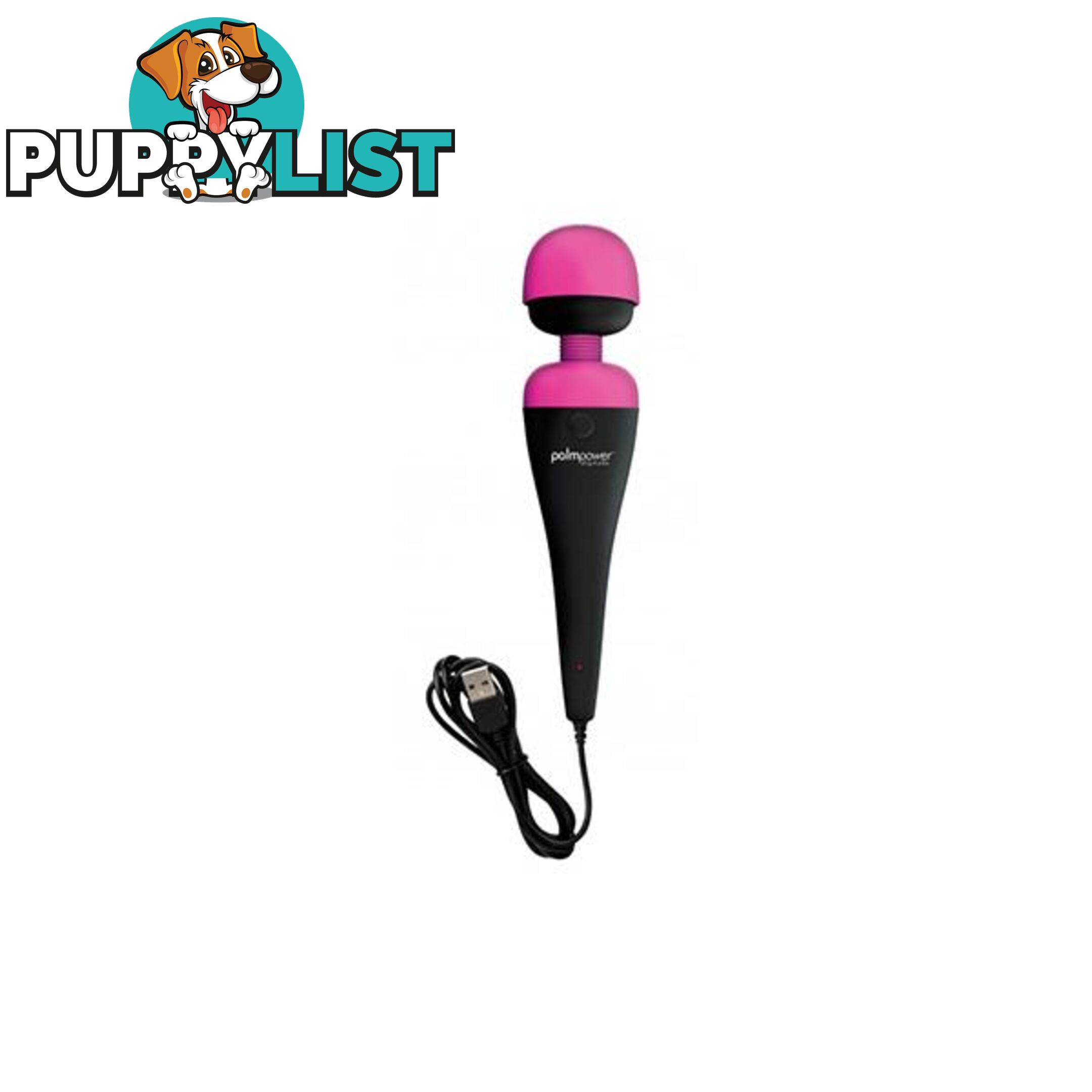 Palmpower Massage Wand Plug And Play Usb Pink - Adult Toys - 677613307286