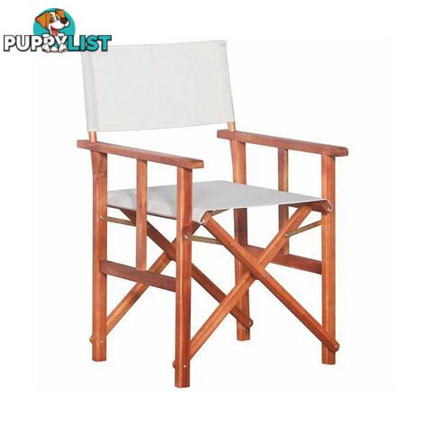 Directors Chair Solid Acacia Wood - Unbranded - 8718475723318