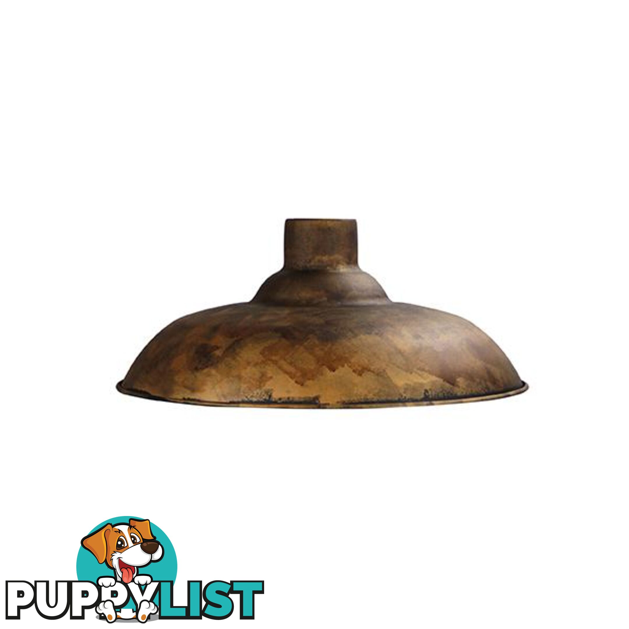 38 Cm Rust Finish Industrial Vintage Shade - Vintage Shade - 9324879216616