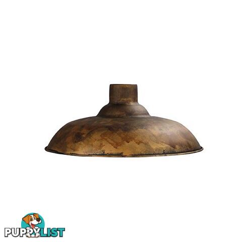 38 Cm Rust Finish Industrial Vintage Shade - Vintage Shade - 9324879216616