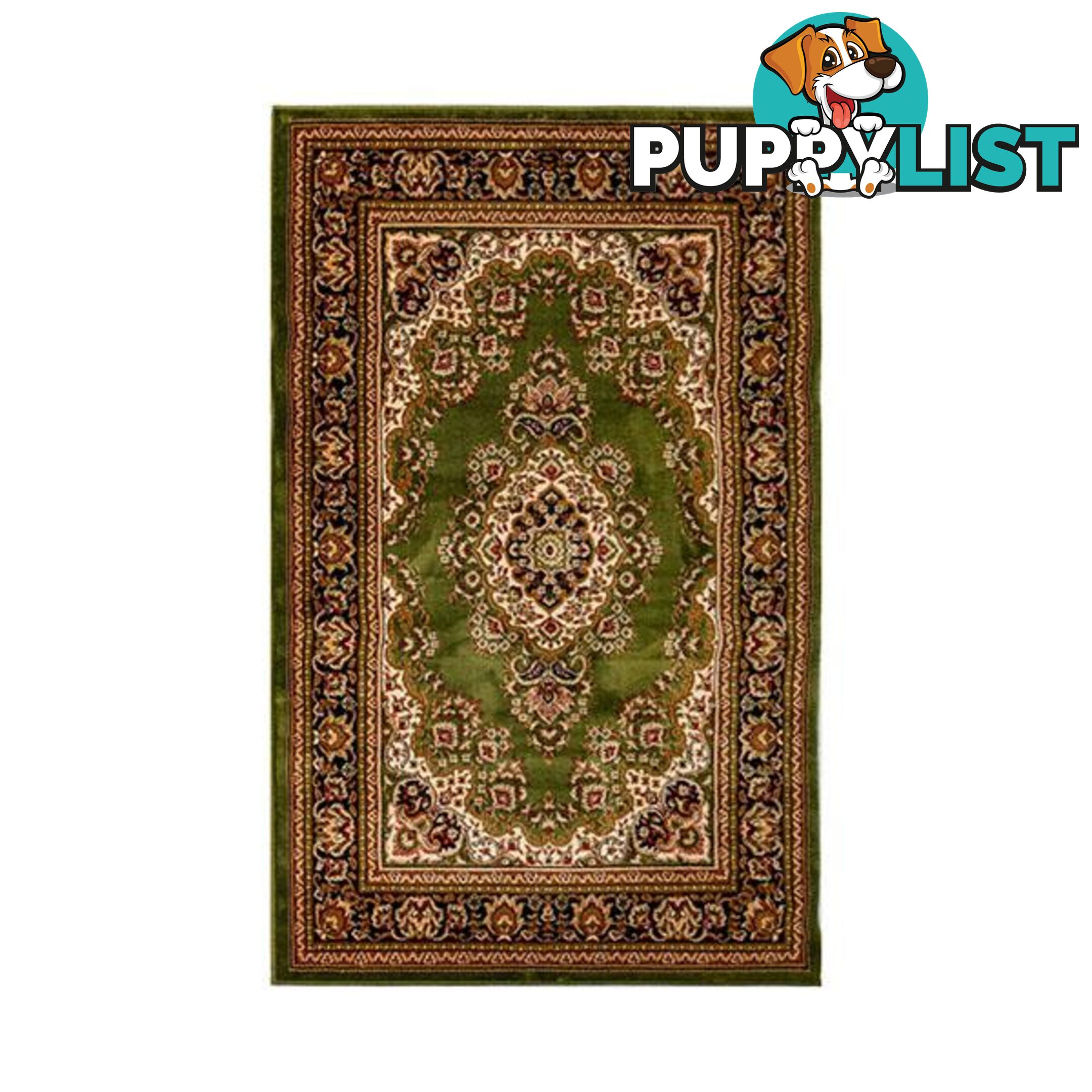 Green Simbad Traditional Rug - Unbranded - 9476062105242