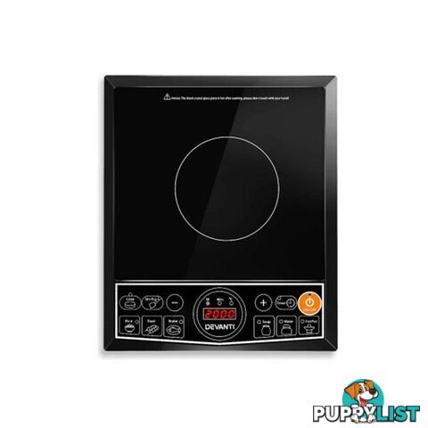 Devanti Induction Cooktop Portable Single - Devanti - 7427005869273