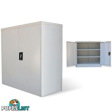 2-Door Metal Office Cabinet - Unbranded - 4326500413482