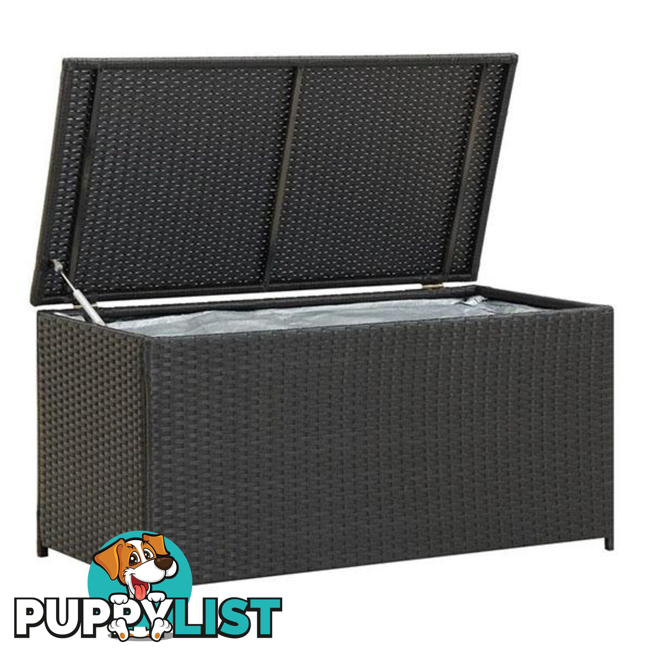 Garden Storage Box Poly Rattan 100X50X50 Cm - Unbranded - 8719883732169