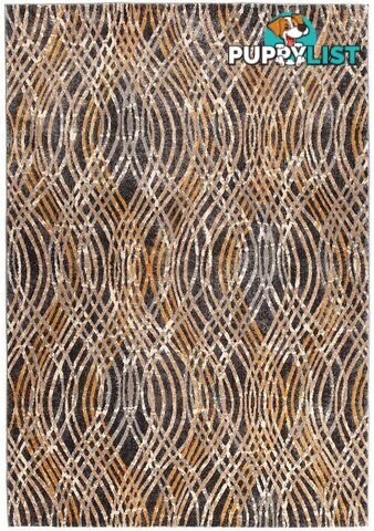 Dreamscape Flurry Modern Charcoal Rug - Unbranded - 8694561075380