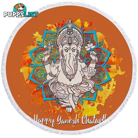 Ganesh Beach Towel - Towel - 7427046324168