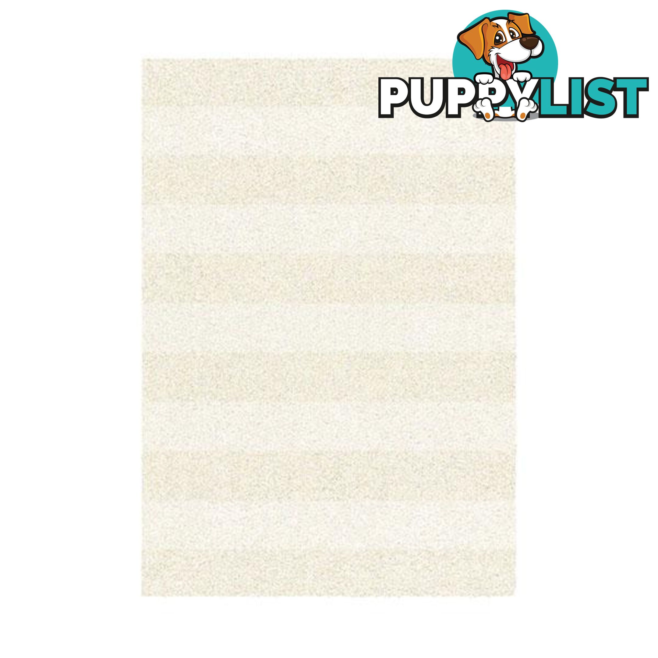 Heat Set Polypropylene Luxury Cosy Ivory Rug 200 X 290 Cm - Unbranded - 787976631635