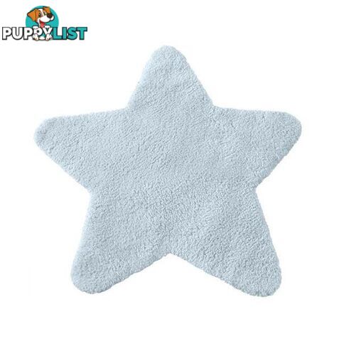 Hoppi Star Sky Blue Kids Rug 100 X 100 Cm - Unbranded - 7427005872112