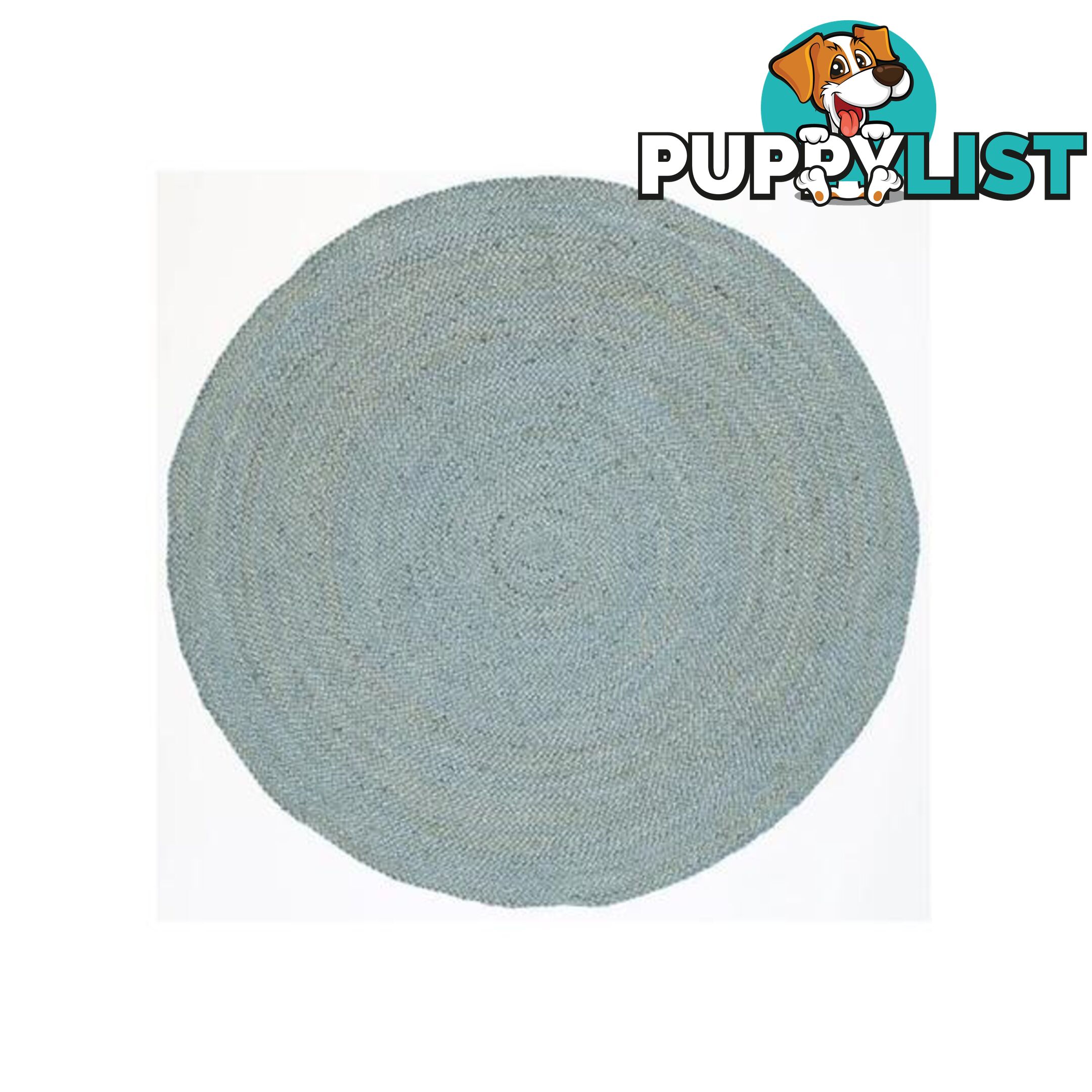 Organica Blue Flatweave Jute Rug - Unbranded - 7427005871542