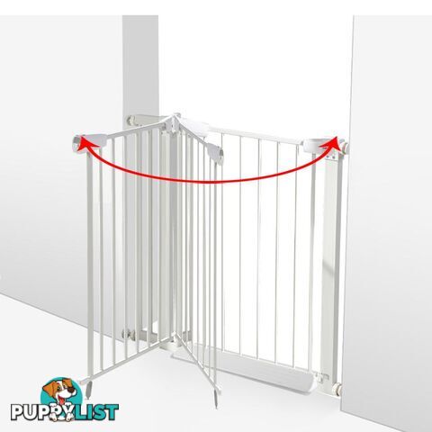 Baby Kids Pet Safety Security Gate Stair Barrier Doors Extension Panels 45Cm Wh - Unbranded - 787976591663