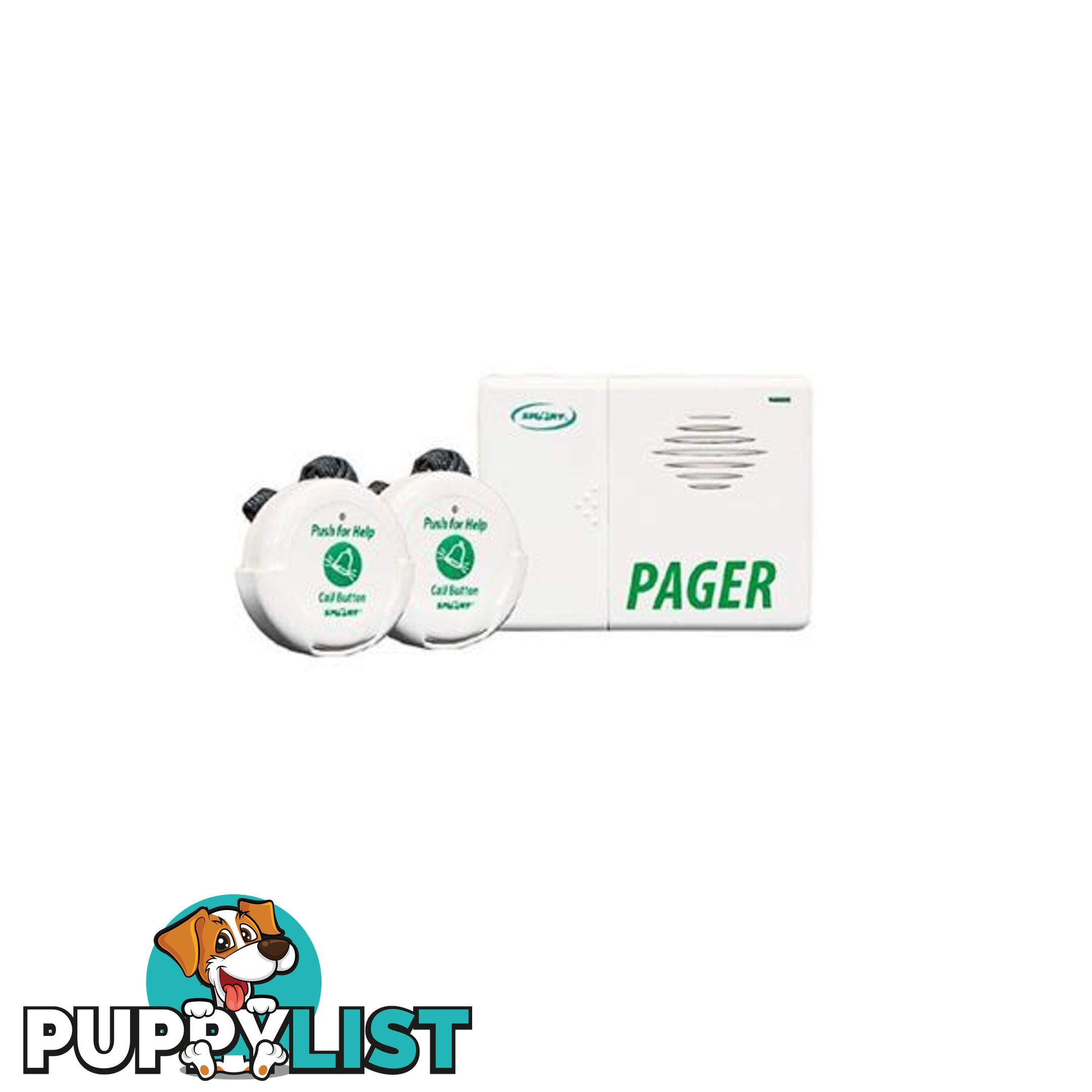 Two Call Buttons and Pager Kit for the Elderly - Pager - 7427046274050