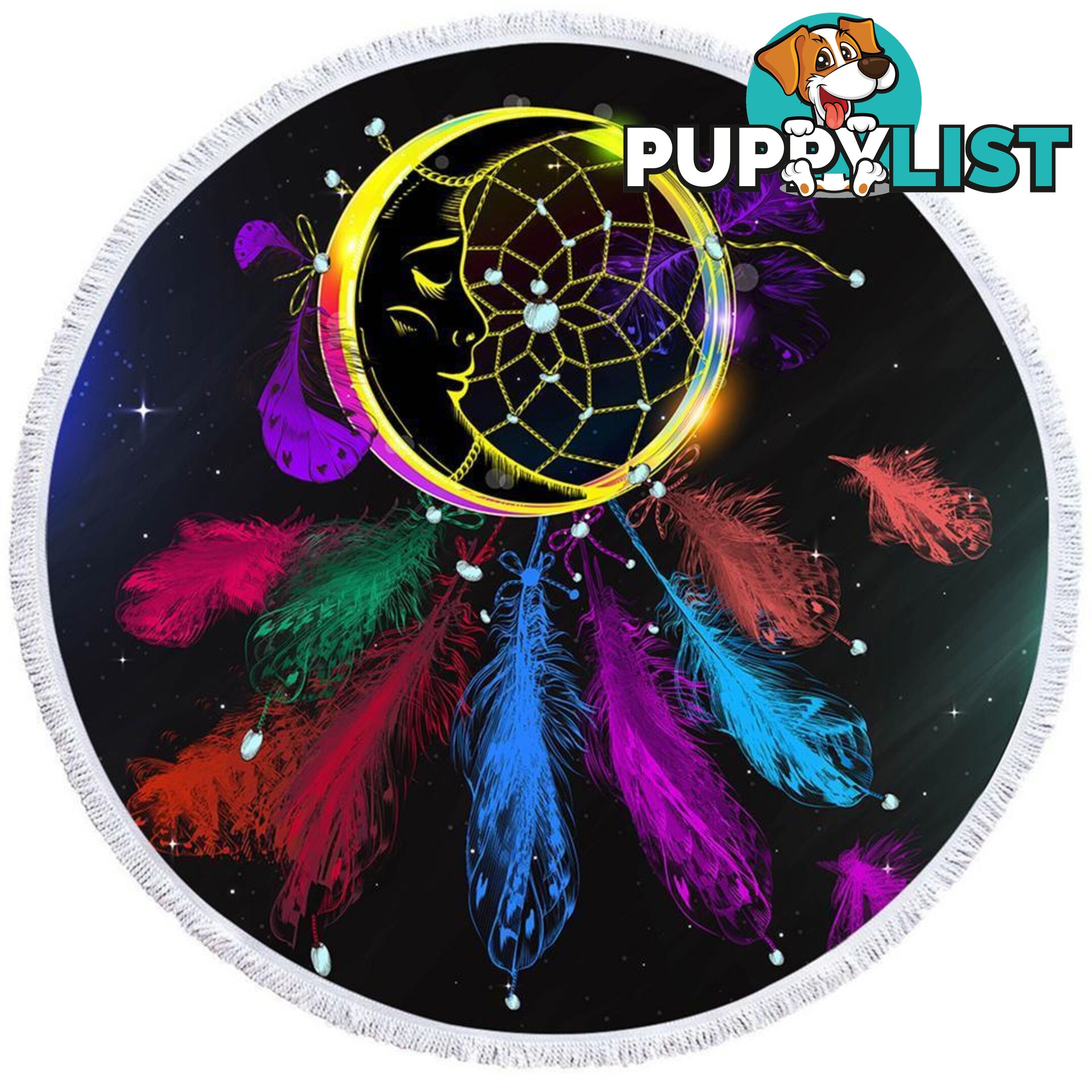 Multi Colored Dream Catcher Beach Towel - Towel - 7427046317603