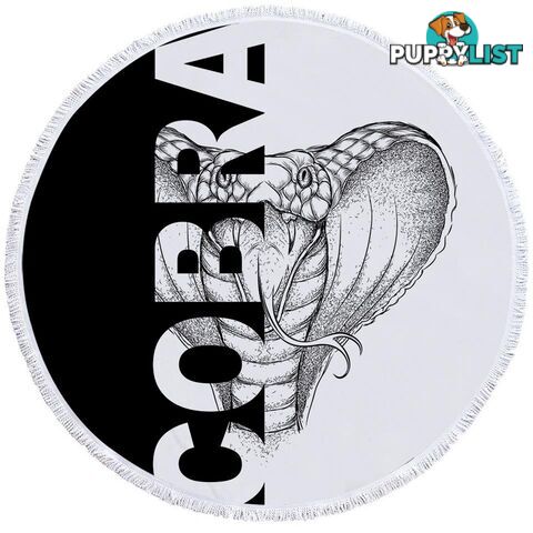 Cobra Beach Towel - Towel - 7427046344203