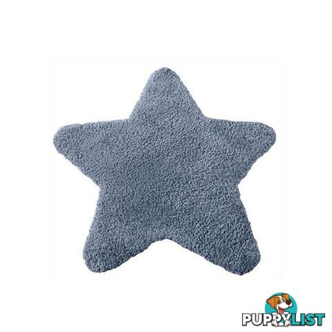 Hoppi Star Blue Kids Rug 100 X 100 Cm - Unbranded - 7427005872228