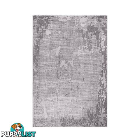 Dali Grey Polyester Heat Set Rug - Unbranded - 7427046160834