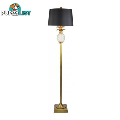 Langley Floor Lamp Antique Gold - Lamp - 9320294110485